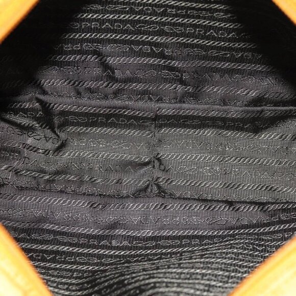 PRADA Shoulder Bag Nylon Orange Auth 82569 - Picture 12 of 16